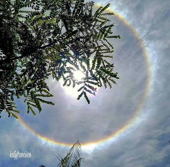 An unusual natural phenomenon struck the inhabitants of Brazil - Longpost, beauty, Sky, , Optical phenomenon, Brazil, Phenomenon, Nature, Halo
