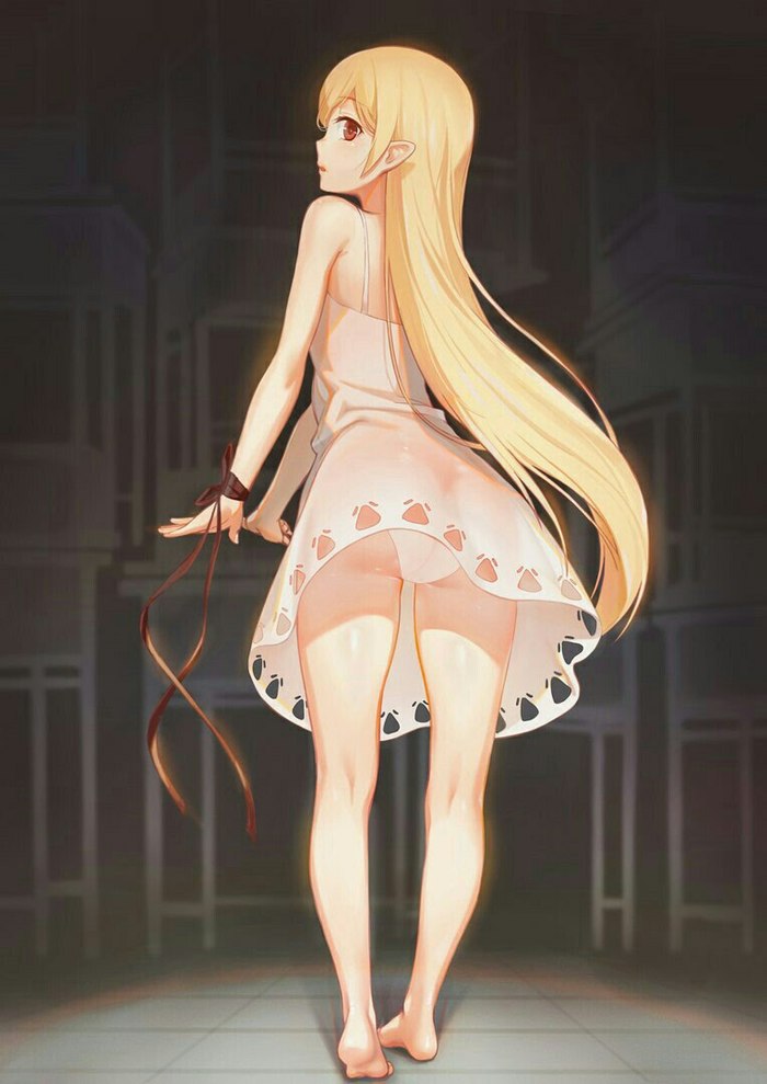 Snow White Vampiress - Anime, Anime art, Monogatari series, Kiss-Shot Acerola-orion Heart-under-blade