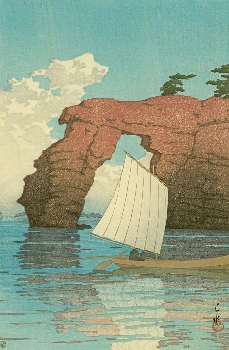 Hasui Kawase - Hasui Kawase, Арт, Япония, Пейзаж, Длиннопост