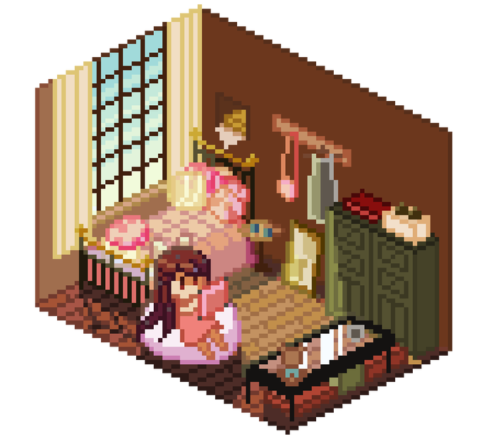.:Shelter.:. , Anime Art,  , Porter Robinson, Madeon, Shelter, Pixel Art, 