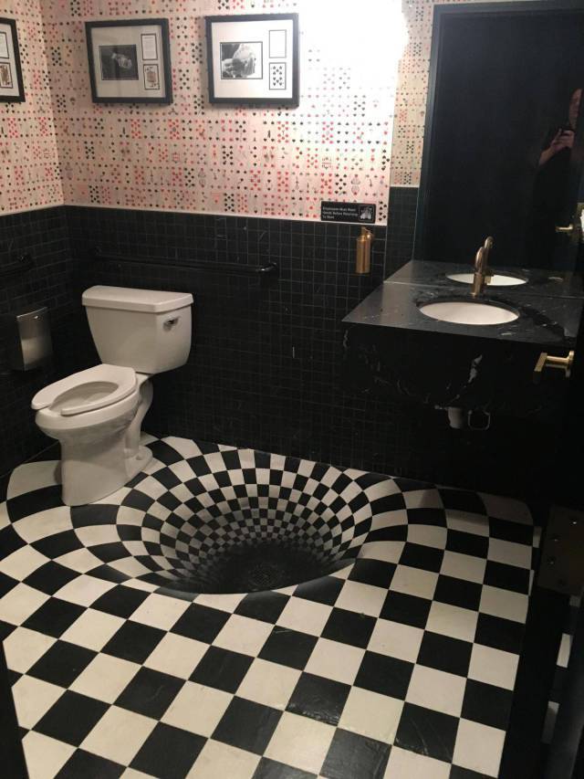3d floor - Floor, Toilet, Design, 3D, Optical illusions