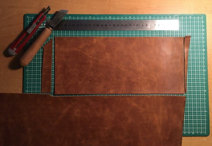 Leather passport cover - My, Leather, Needlework with process, Cover, With your own hands, Leather, Longpost