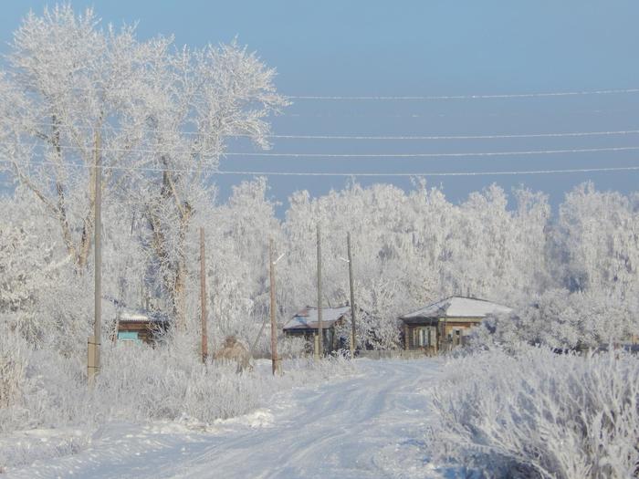 Деревня Копанцево - Деревня, Зима, Фотография, Снег, Сказка