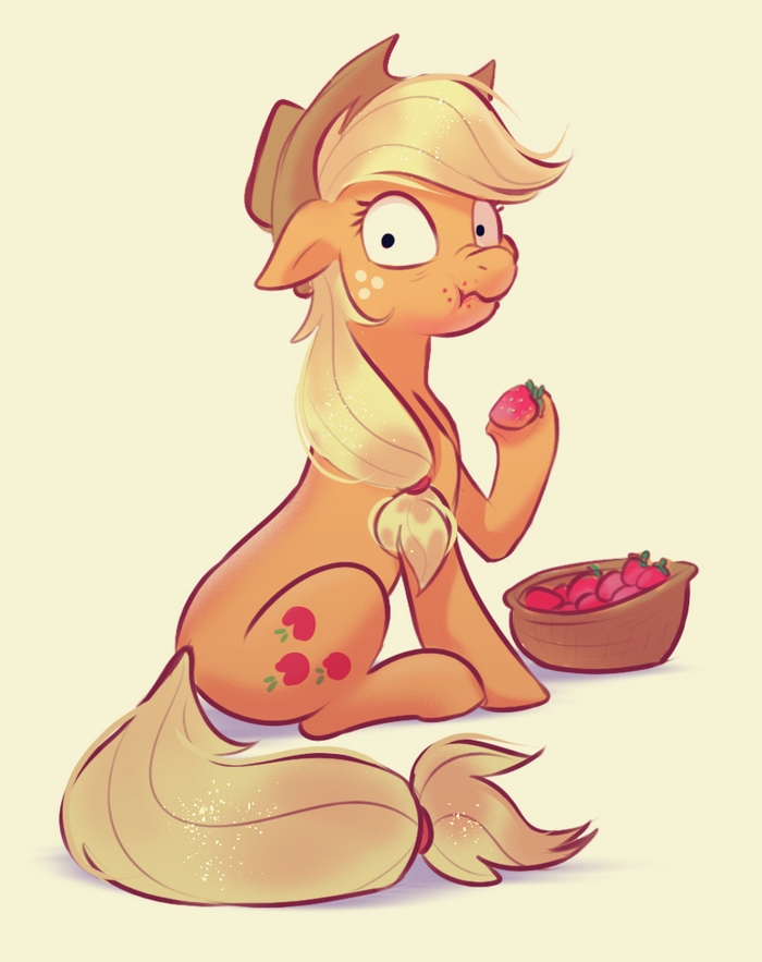 What the buck Applejack?! - My Little Pony, PonyArt, Applejack, Imalou