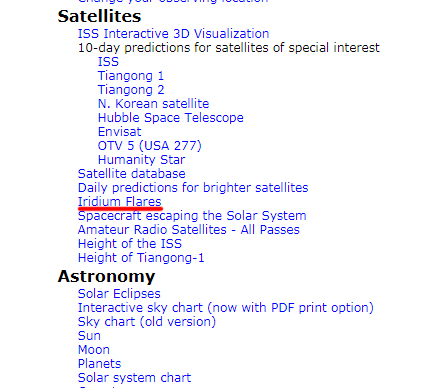 How to see an Iridium flare in the sky - My, Iridium, Iridium, Flash, Space, Longpost