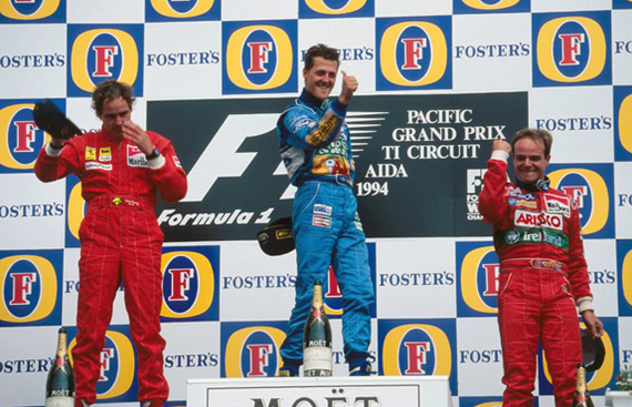 R. Barrichello - the first podium in Formula 1 - Formula 1, Rubens Barrichello, Podium