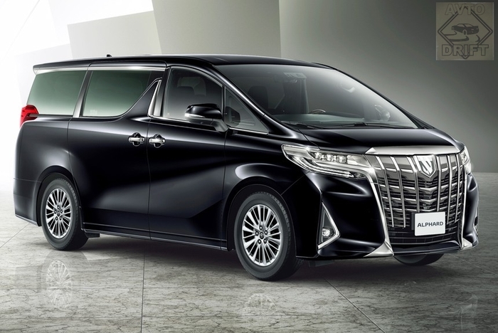 Toyota introduced the updated minivan Alphard for Russia - Toyota, Alphard