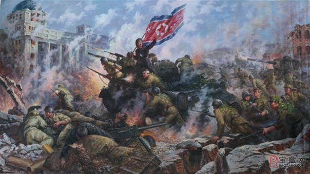 Works by DPRK artists dedicated to the Korean War - Art, North Korea, Drawing, Longpost, Agitation