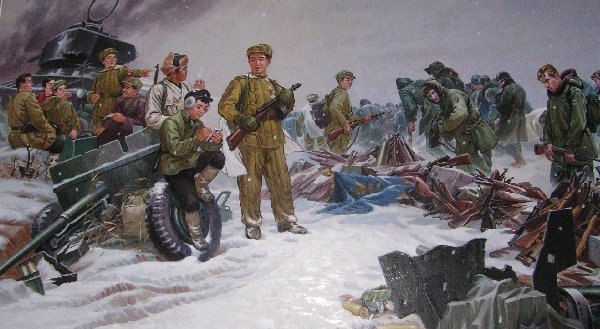 Works by DPRK artists dedicated to the Korean War - Art, North Korea, Drawing, Longpost, Agitation