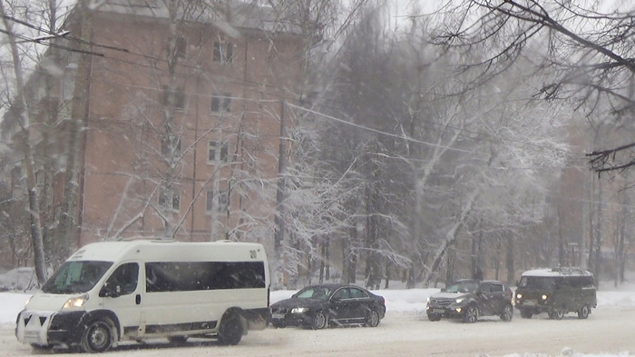 Heavy snowfall in Yoshkar-Ola - My, Winter, Video, The photo, GIF, Yoshkar-Ola, Snowfall, Longpost