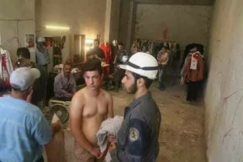 The white helmets are back in business - Politics, Syria, White Helmets, Lie, The photo