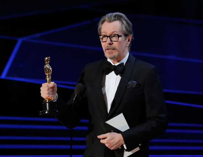 Gary Oldman is the man with the Oscar. - Gary Oldman, Oscar, Deserved, Waited