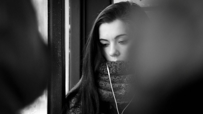 Mood: spring - My, Girls, Bus, The street, The photo, Mood, 