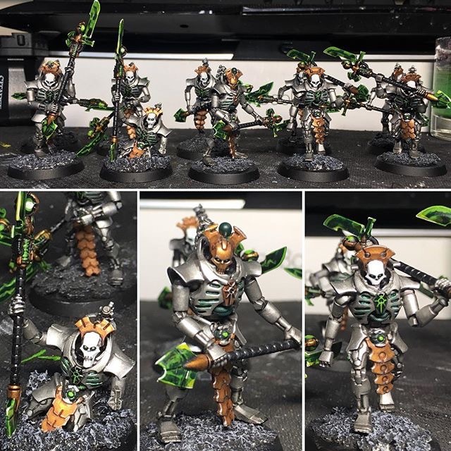 Necron Lychguard - Моё, Wh miniatures, Warhammer 40k, Warhammer, Lychguard, Necrons