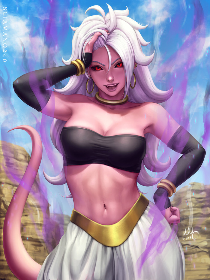 Majin Android 21 Majin Android 21, Dragon Ball z, Sciamano240, Mirco Cabbia, Anime Art, Original Character