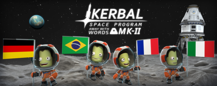  KSP 1.4: Away with Words MK-II Kerbal Space Program, , , , 