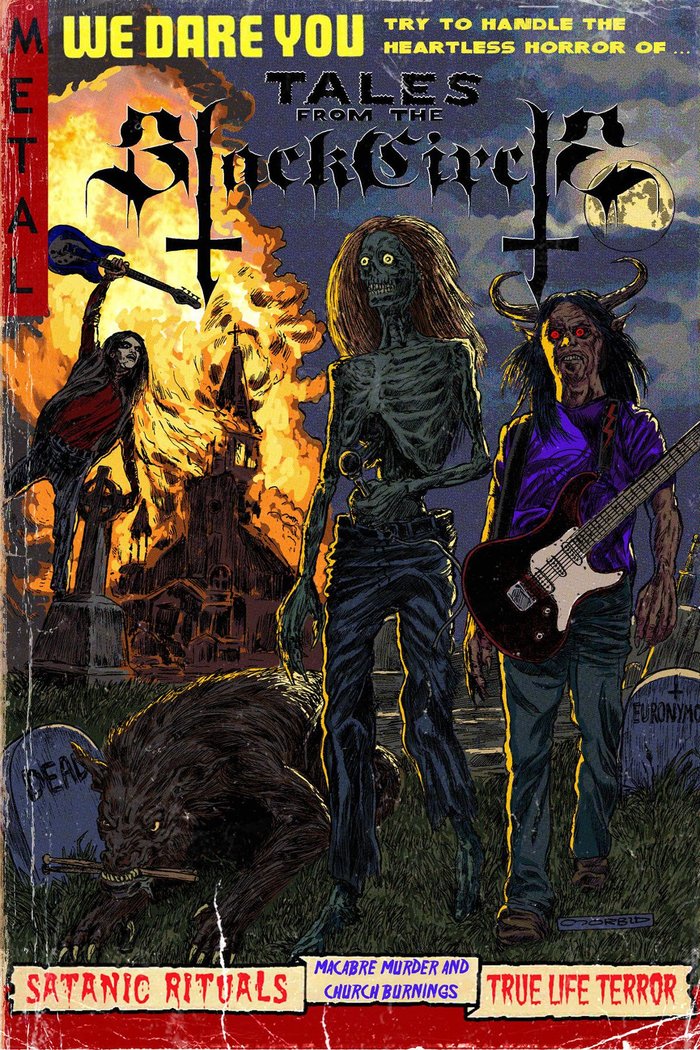 The bloody history of Norwegian black metal will be turned into a comic book series - Black Circle, Euronymous, Varg Vikernes, Norway, Black metal, Video, Longpost, Death metal