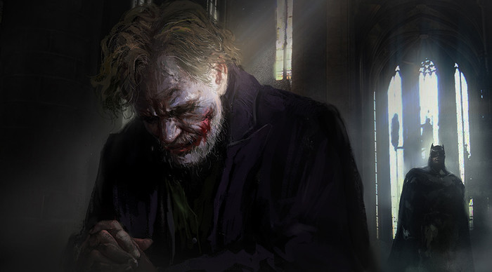 Repentance - Art, Drawing, Batman, Joker, 