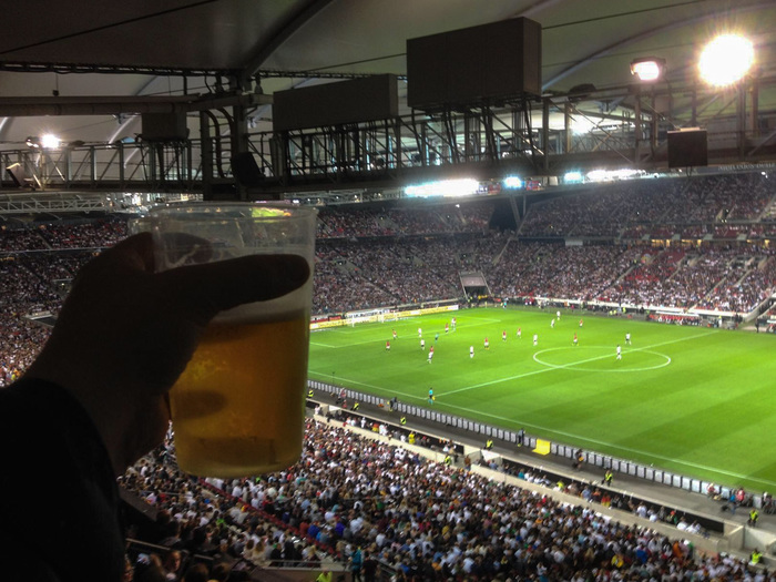 All men with a holiday on March 9! Survived!!! - 9th of March, Men, The photo, Stadium, Beer, March 8