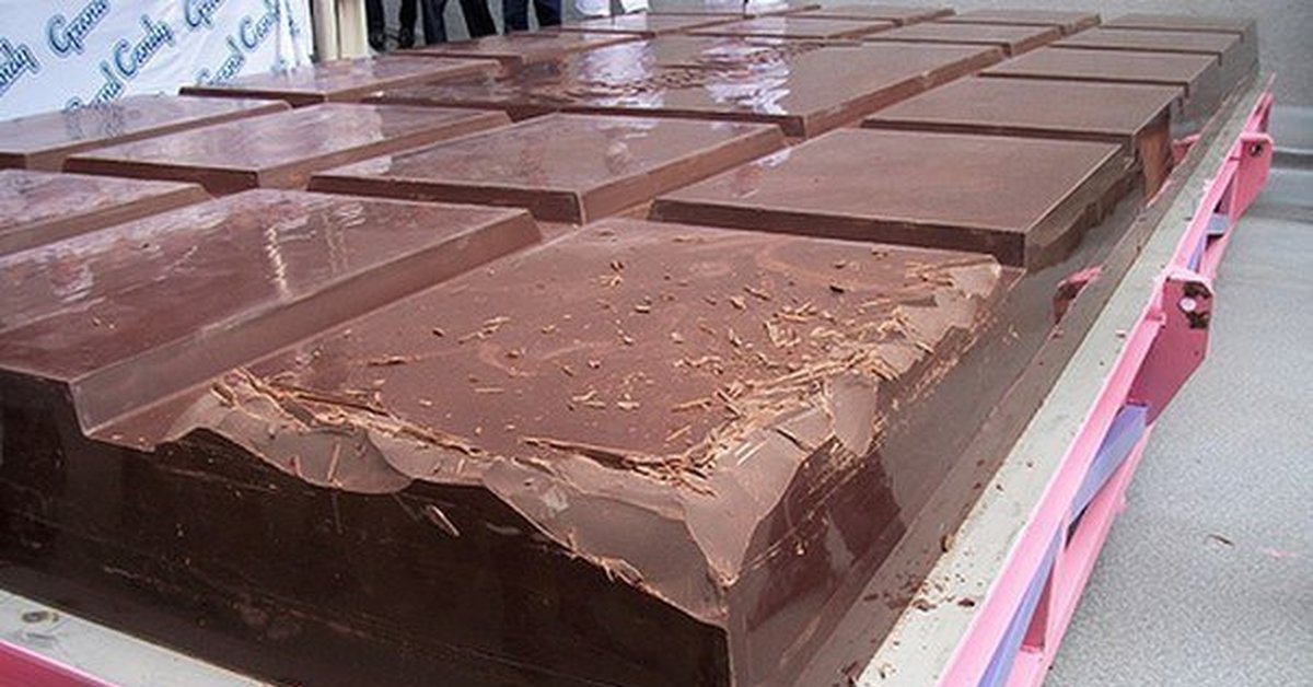 Шоколадки больших размеров