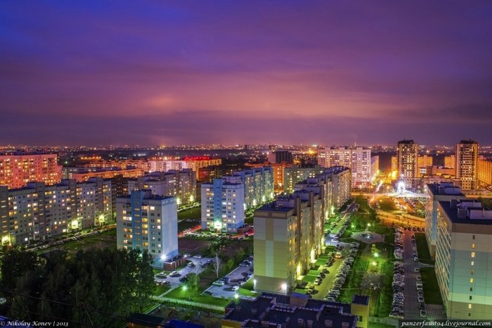 A series of photographs of one of the new dormitory microdistricts in Novosibirsk Rodniki - , Novosibirsk, A selection, , Longpost, Spring