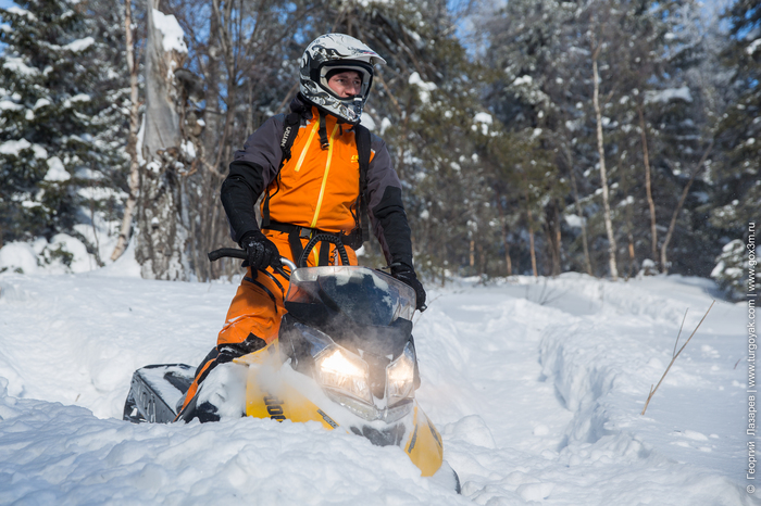 Here is such a job - a snowmobile guide - 4Photo post. For those who want to downvote, first comment) - My, , Snowmobile, , Longpost