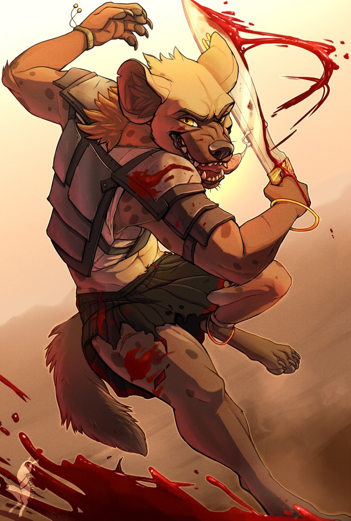 Mean Yeen - Furry, Twistedhound, Furry art