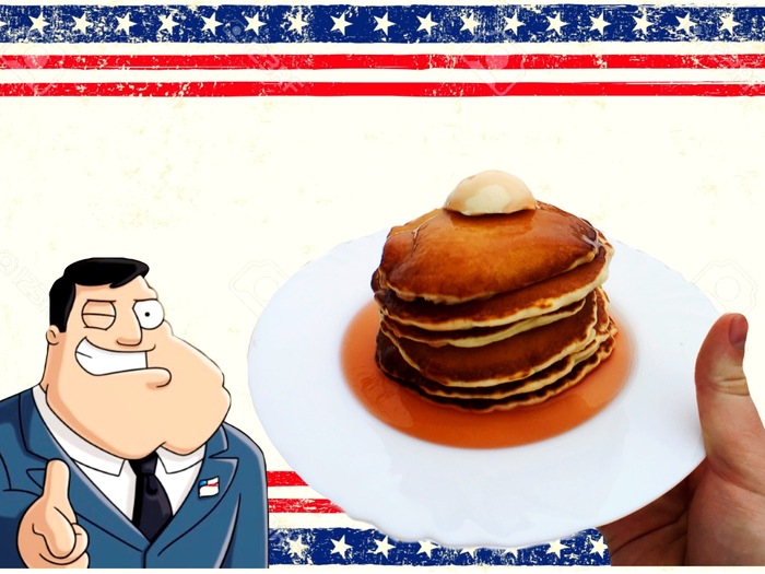 american pancakes - My, Pancake, Recipe, Cooking, Video, Longpost