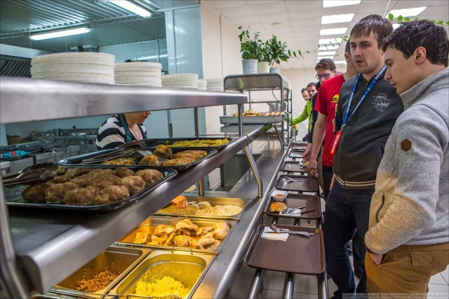 How oil workers eat - Food, Oil workers, Canteen, Longpost, Nutrition