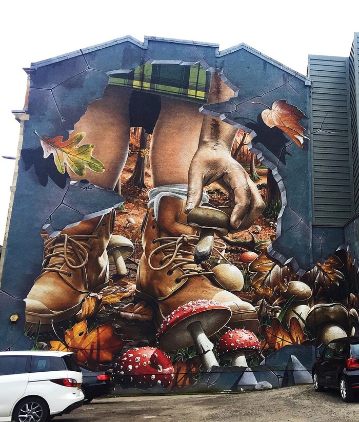 Дом с грибами