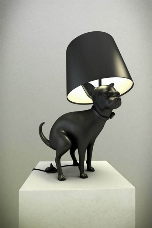 Just letting you know that this is a $3,800 light fixture. - Dog, Lamp, Stubbornness, Design