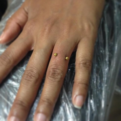 Finger piercing - a new way to wear diamonds ;) - Piercing, Fashion, Longpost