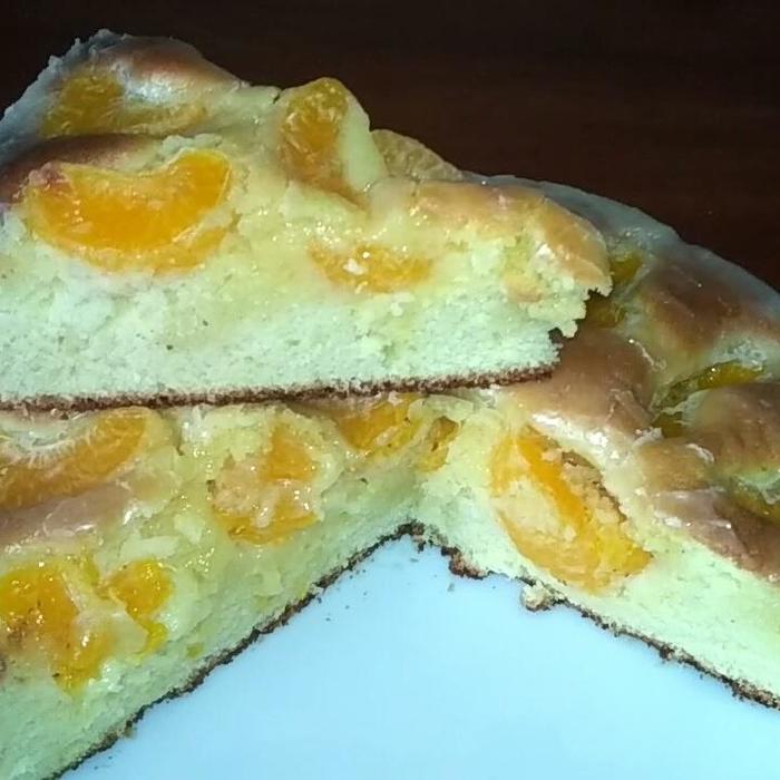 TANGERINE PIE. delicious pastries - My, Pie, , Cooking