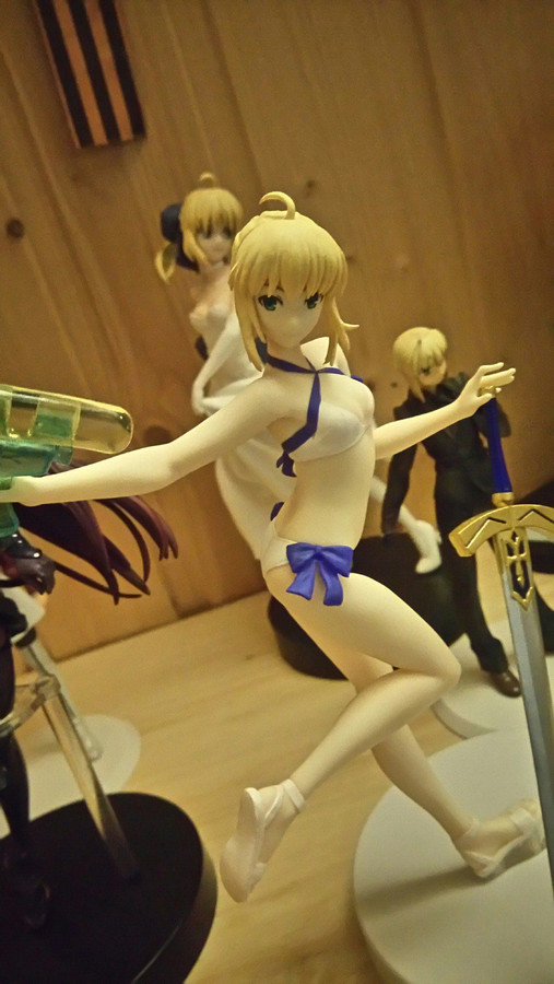 Bought an anime figurine of Saber) - My, Anime, , Figurine, Japan, Saber, , Kawaii, Doll, Longpost, Figurines