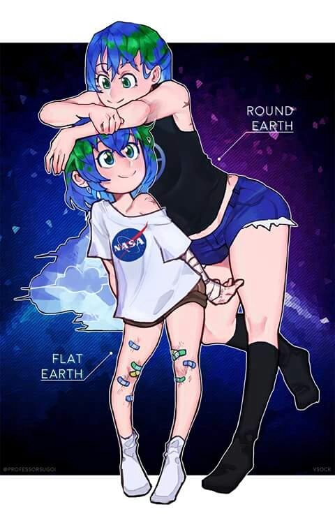 Earth-Chan Anime Art, -, ,  , , , Evangelion Earth-Chan, 