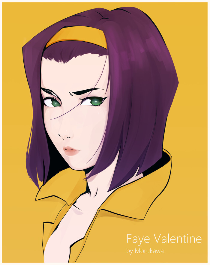 Faye Valentine Anime Art, , Cowboy Bebop, Faye Valentine, Morukawa