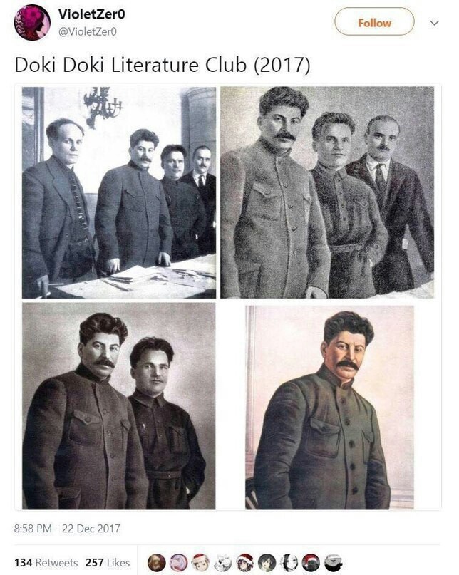 Doki Doki - Сталин, Doki Doki Literature Club