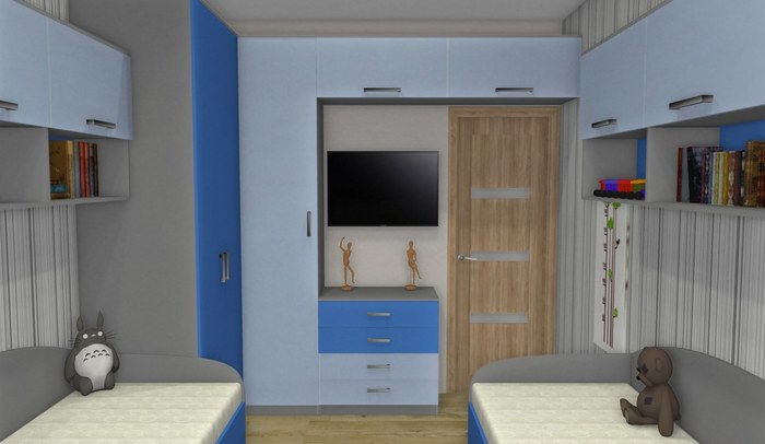 Детская комната 12,3 м. кв. Детская комната, Детская мебель, Интерьер, Дизайн интерьера, Мебель, Корпусная мебель, Мебельщики, Длиннопост