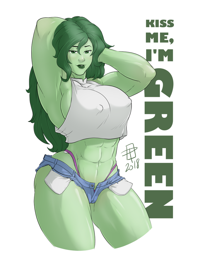 Kiss me, I'm green Callmepo, ,  , -, Marvel