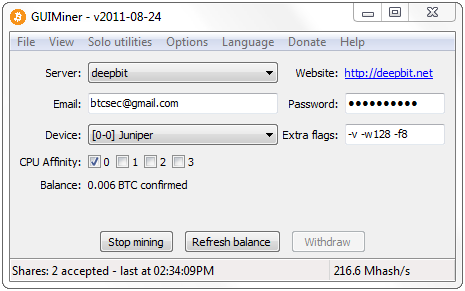 Bitcoin miner software - Bitcoins, , Mining, , Longpost