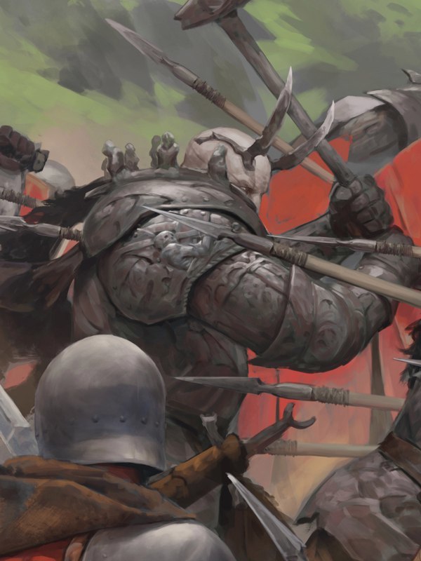 The northerners are on the attack! - Warhammer fantasy battles, Chaos, Bretonnia, Wh Art, Longpost