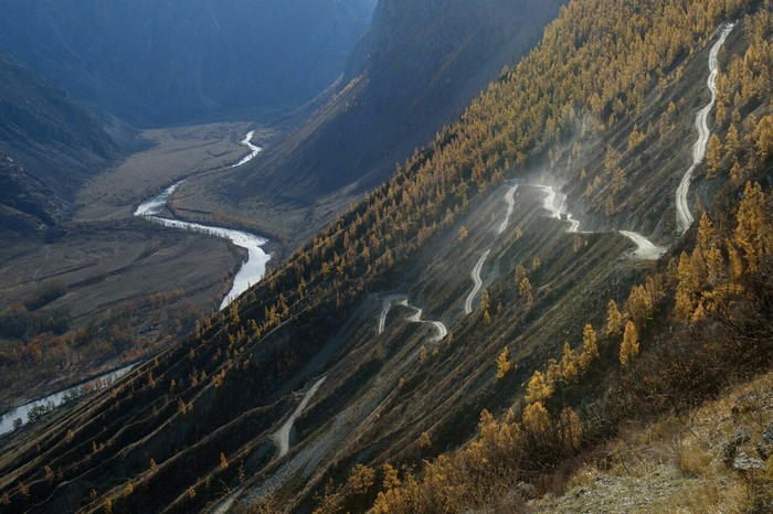 Valley of the Chulyshman River. - beauty, The photo, From the network, The mountains