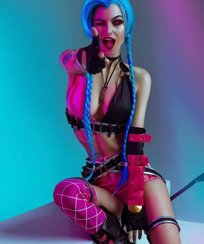 Jinx - Jinx, Косплей, League of Legends, Девушки, Фотография, Игры, Милота, Длиннопост