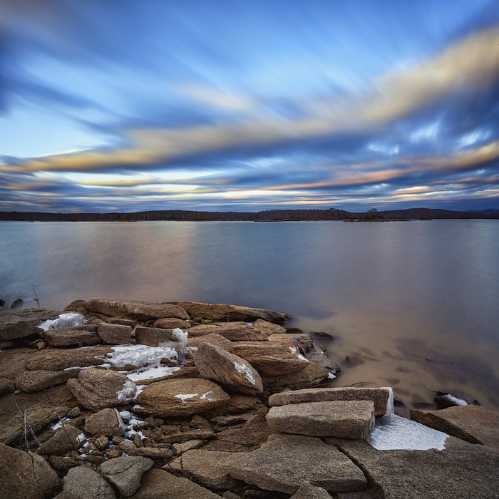 Long exposure - My, , Nature, Landscape, , , Long exposure, Southern Urals, Chelyabinsk, Longpost