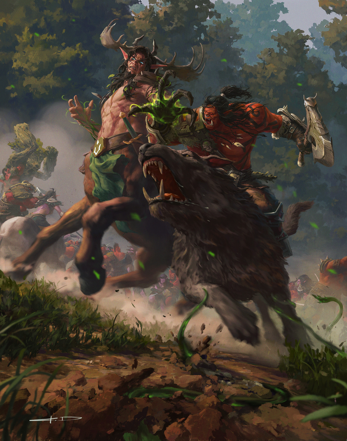 Battle in Ashenvale , Warcraft, Stanton Feng