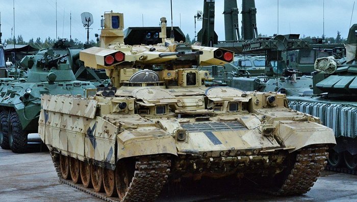 The Russian army will be armed with Terminator-2 - Terminator 2: Judgment Day, Russian army, Terminator, Tanks, Tag, Army, Longpost, Video, , Opk, BMPT, Defense