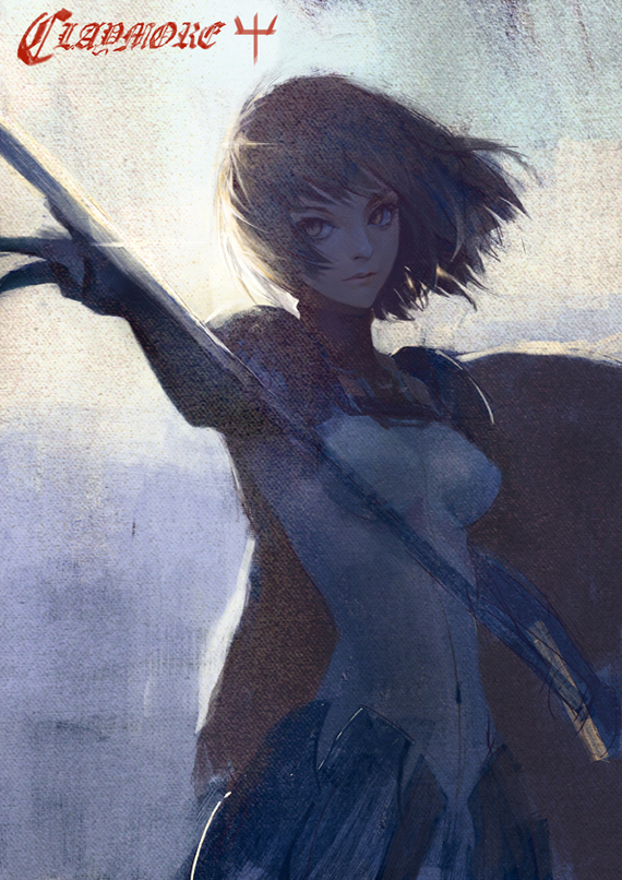 Claymores - Anime art, Art, Pixiv, Longpost, Claymore, Anime