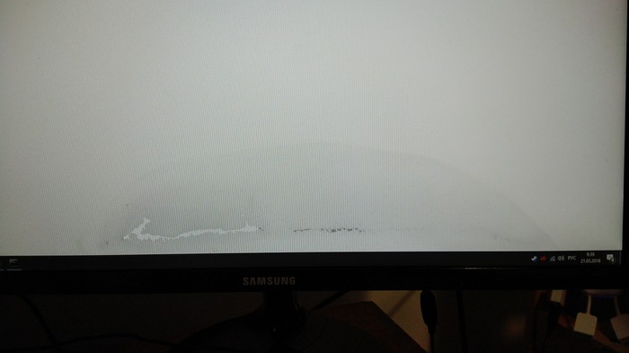 Полосы и разводы на мониторе. | Пикабу