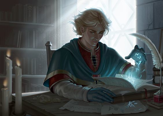 A few more wizards with books. - Books, , Magic, Fantasy, Longpost