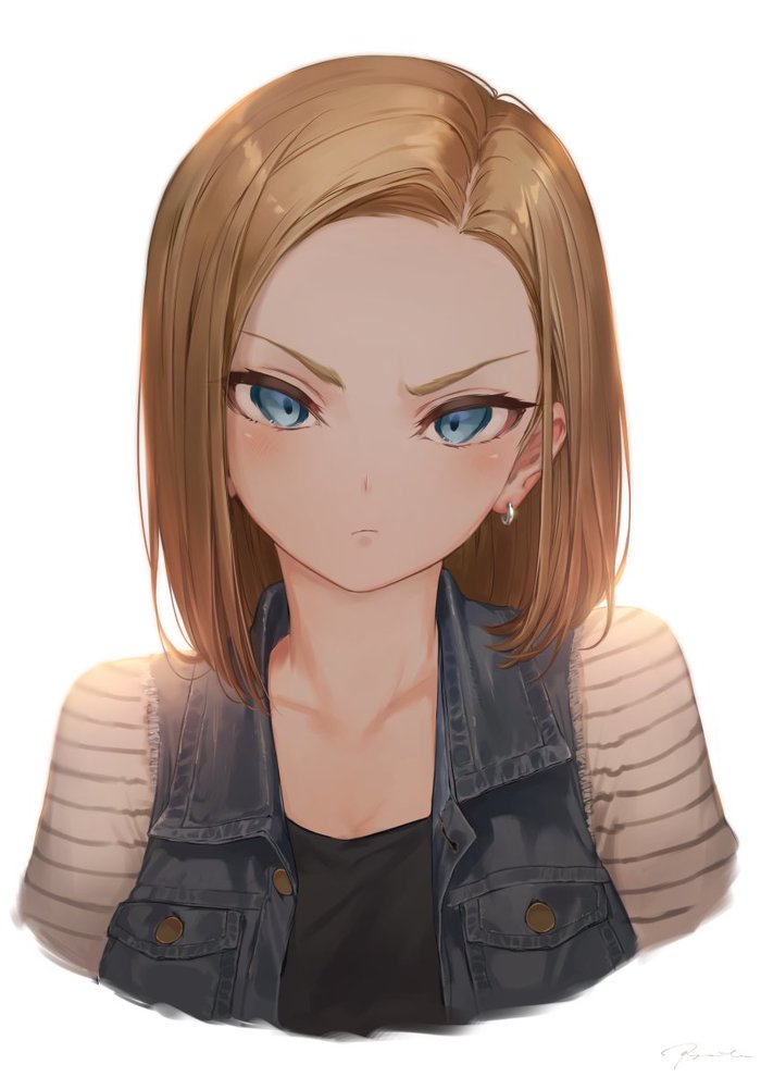 Android 18 Anime Art, , Dragon Ball, Android 18, Hakura kusa